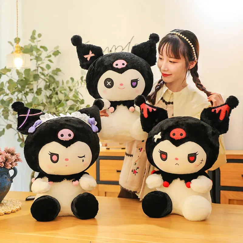 Sanrio Dark Devil Kuromi Doll Plush Toy 25/50cm - Dabfavshop