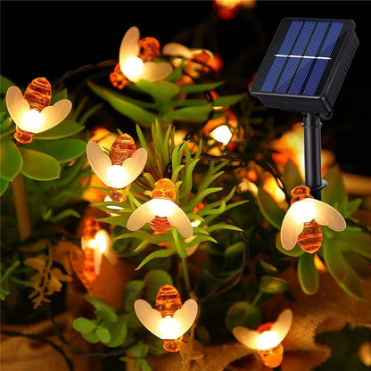 Cute Bee Solar String Lights - Dabfavshop