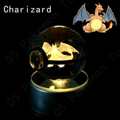 Pokémon Multi Color LED 3D Crystal Balls Collectible - Dabfavshop