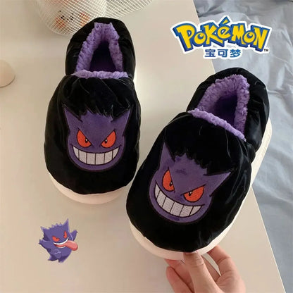 Pokémon Cotton Slippers With Velvet Insulation Anti Slip - Dabfavshop