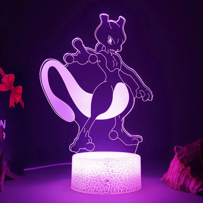 Pokémon 3D LED Base Color Changing Luminaria - Dabfavshop