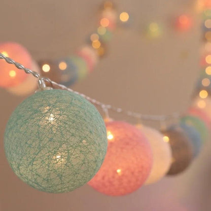 LED Cotton Ball Fairy Lights - Dabfavshop