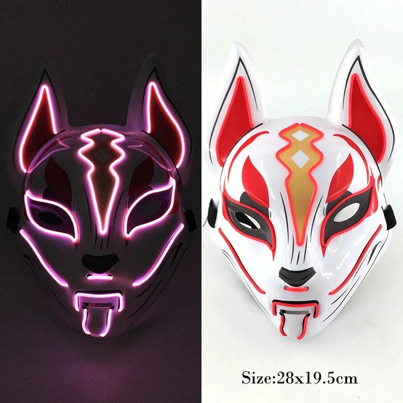 LED Luminous Fox Mask - Halloween Party Must-Have! - Dabfavshop