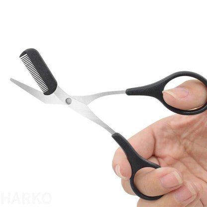 Stainless Steel Eyebrow Trimmer Scissors - Dabfavshop