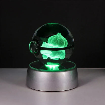 Pokemon 3D Crystal Ball LED Night Light - Dabfavshop