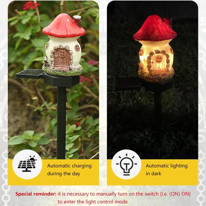 LED Solar Fairy House Lawn Light - Dabfavshop