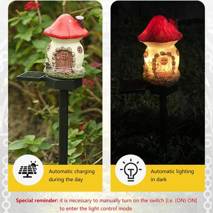 LED Solar Fairy House Lawn Light - Dabfavshop