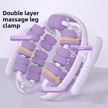28 Wheel Annular Leg Clamp Anti-Cellulite Massager Body Slimming Roller Dabfavshop