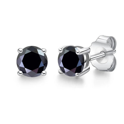 Passed Moissanite Diamond Stud Earrings for Women S925 Silver Platinum Plated Bride Wedding GRA Fine Jewelry Dabfavshop