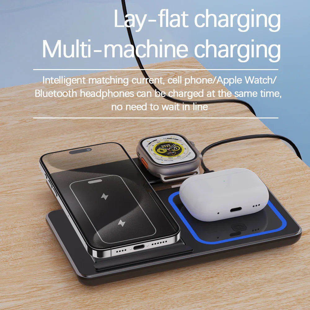 LED Fast Wireless Charging Station Stone's Store