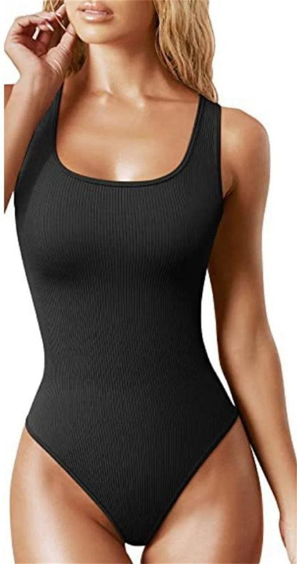 Solid Sexy Body Summer Bodysuit Women Tops - Dabfavshop