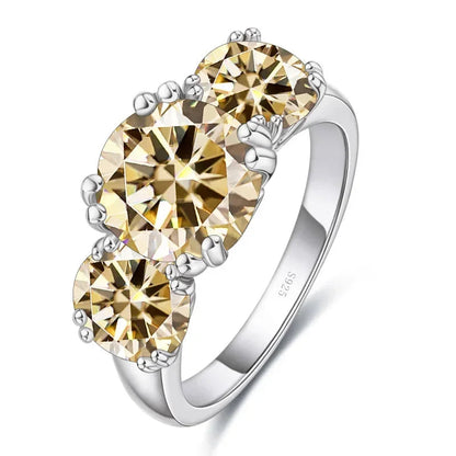 2CT Moissanite Ring VVS1 Lab Diamond Solitaire Ring Dabfavshop
