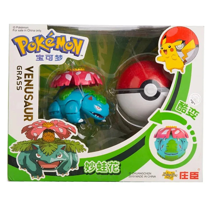 Pokémon Anime Figure With Pokaball - Dabfavshop