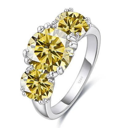 2CT Moissanite Ring VVS1 Lab Diamond Solitaire Ring Dabfavshop