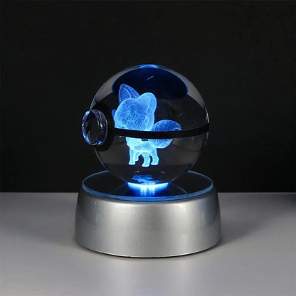 Pokemon 3D Crystal Ball LED Night Light - Dabfavshop