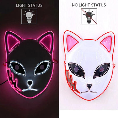 LED Luminous Fox Mask - Halloween Party Must-Have! - Dabfavshop