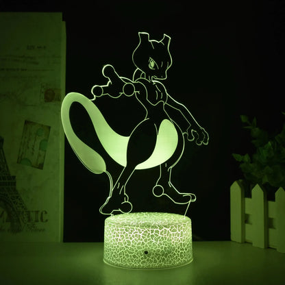 Pokémon 3D LED Base Color Changing Luminaria - Dabfavshop