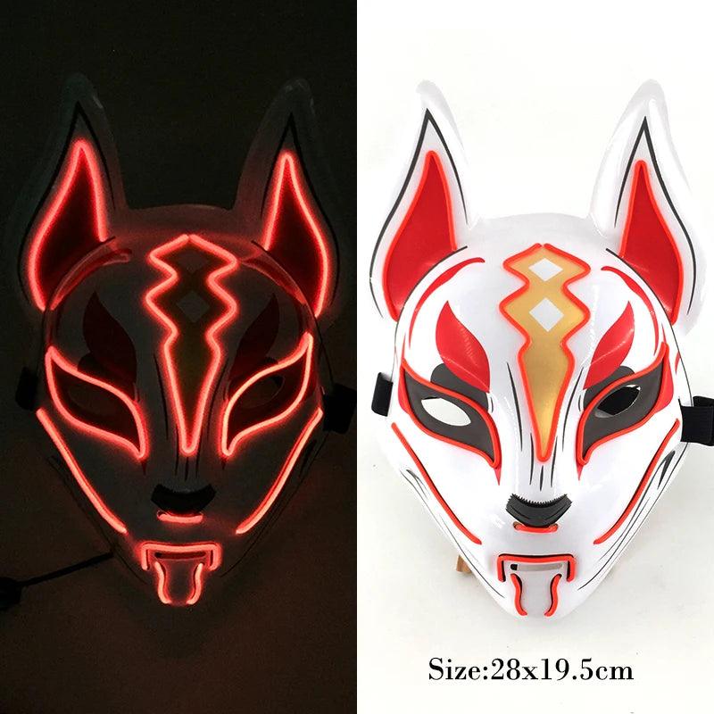 LED Luminous Fox Mask - Halloween Party Must-Have! - Dabfavshop