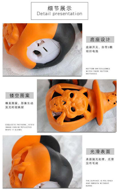 LED Pumpkin Ghost Lantern Lamp For Halloween - Dabfavshop