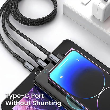 Transparent 3-in-1 Super Fast Charging Cable - Dabfavshop