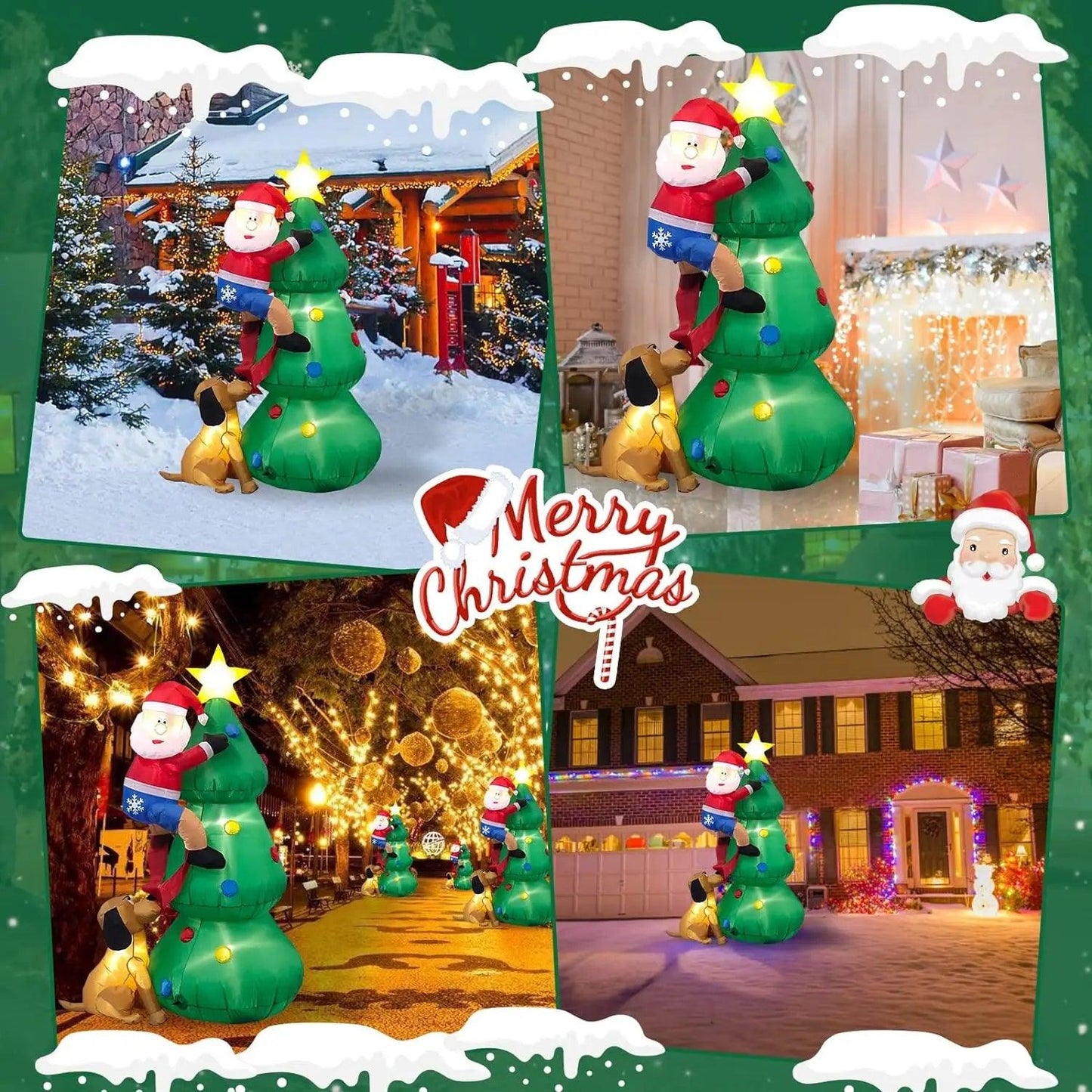 LED Lights Inflatable Christmas Decoration - Dabfavshop