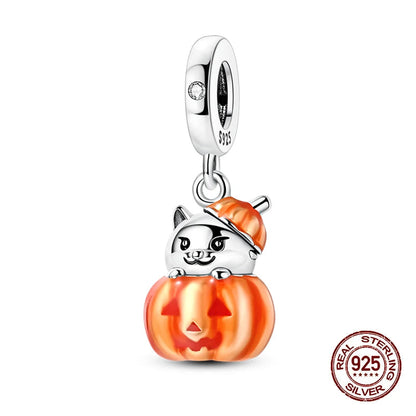 Halloween Luminous Charms Bead 925 Sterling Silver Dabfavshop