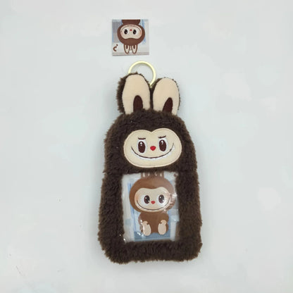 Cartoon Plush Cloth Purse Card Bag - Dabfavshop