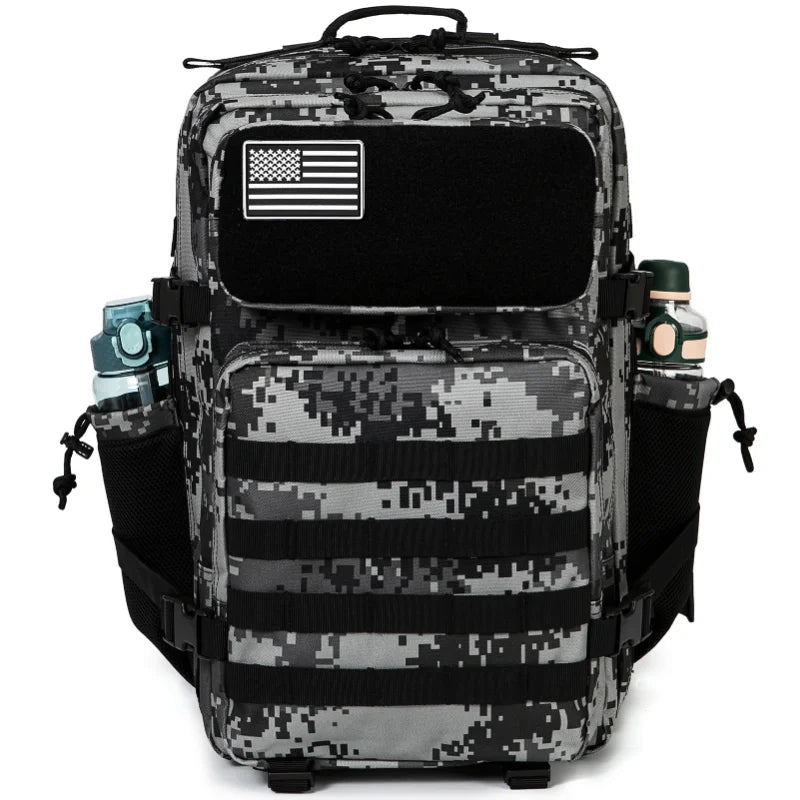 45L Tactical Backpack survival Bag Hunting MOLLE Backpack GYM For Men EDC Outdoor Hiking Rucksack Witch Bottle Holder Dabfavshop