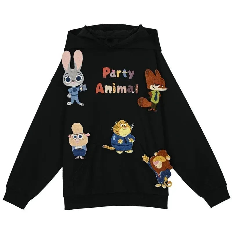 Disney Zootopia Black Hoodies - Dabfavshop