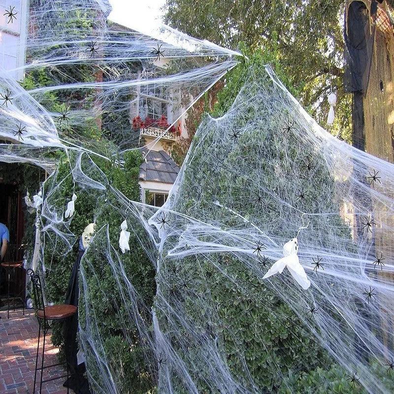 Haunted House Spider Web Outdoor Prop - Dabfavshop