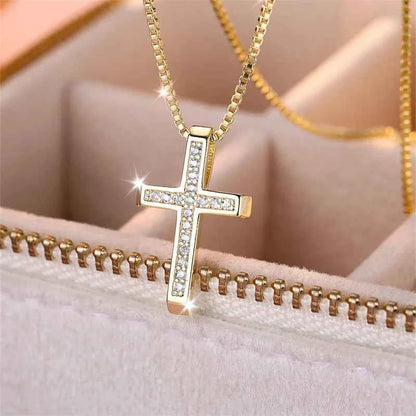Cross Pendant Clavicle Necklaces