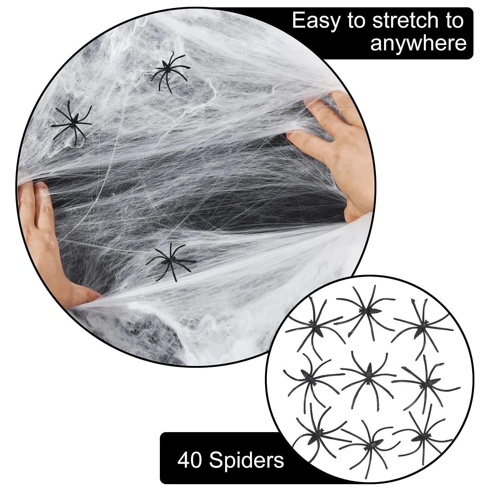 Haunted House Spider Web Outdoor Prop - Dabfavshop