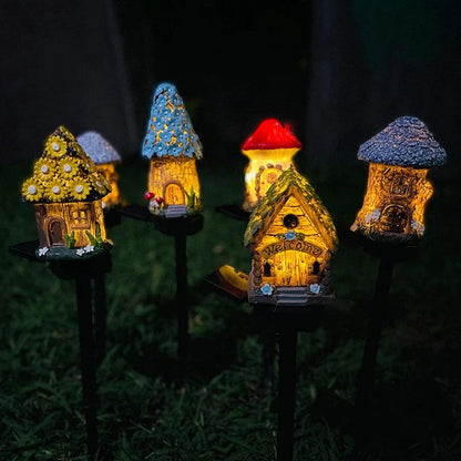 LED Solar Fairy House Lawn Light - Dabfavshop