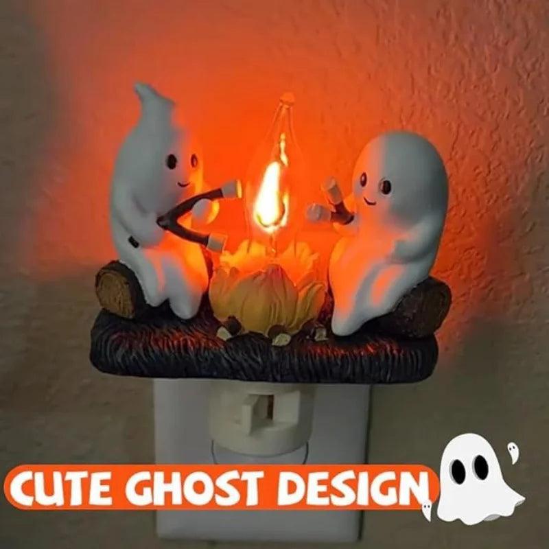 Ghosts Campfire Flicker Flame Halloween Nightlight - Dabfavshop