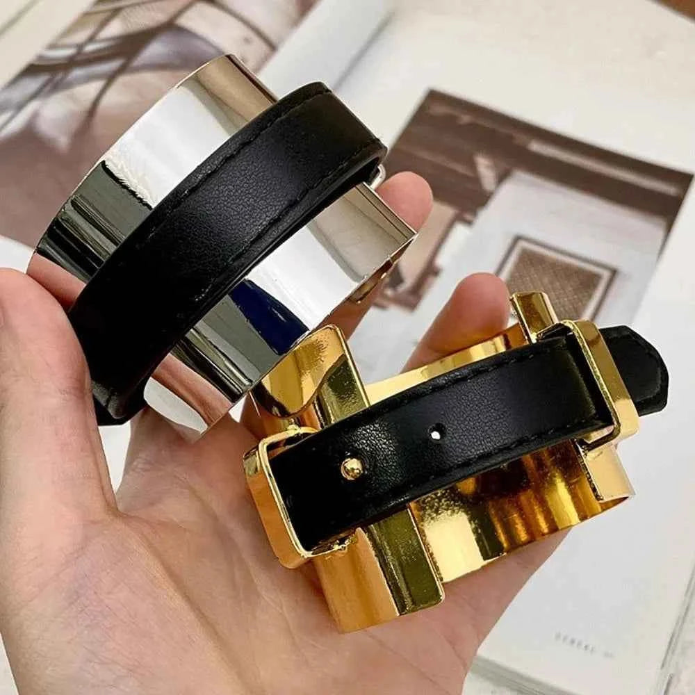 Metal Bangle Golden Wrist Jewelry Belt