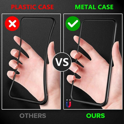 Tempered Glass With Privacy Case All In One - Dabfavshop