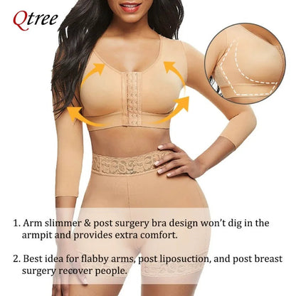 Women Arm Shapers Daily Body Shaper Long Sleeves Dabfavshop