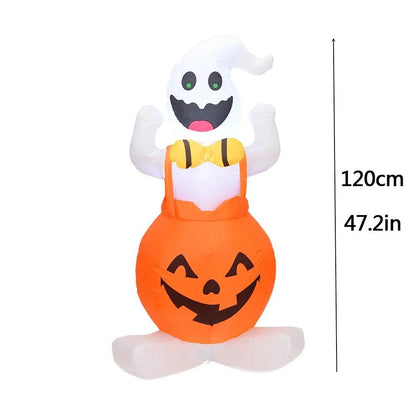 LED Halloween Ghost & Scary Pumpkin - Dabfavshop