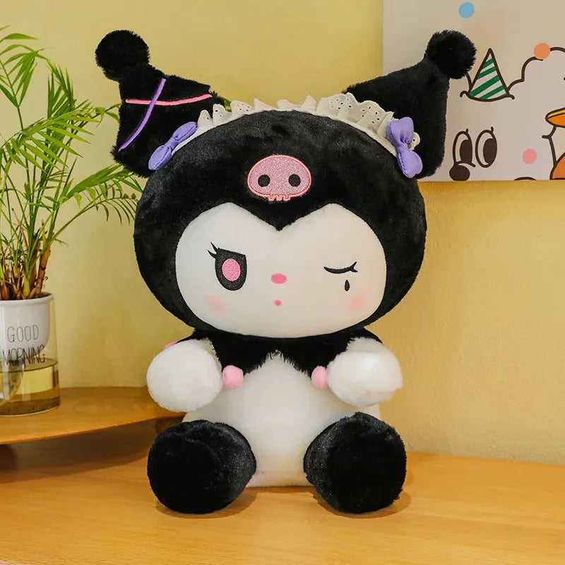 Sanrio Dark Devil Kuromi Doll Plush Toy 25/50cm - Dabfavshop