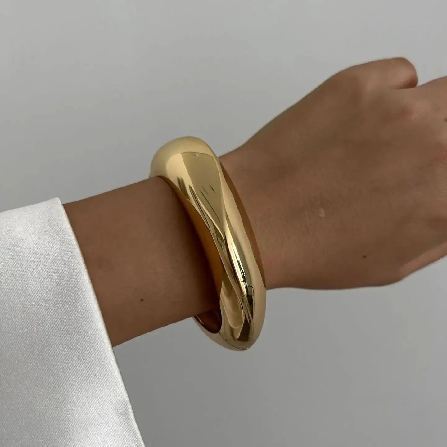 3 Styles Gold Silver Color Geometric Spring Bangles Dabfavshop