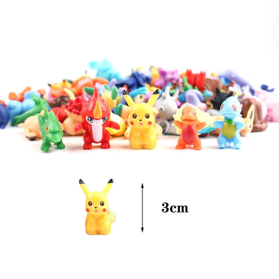 Pokémon Action Figures Toys 24-144 Pcs Sets 2-3CM In Size - Dabfavshop