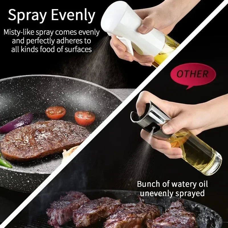 Spray Oil Sprayer Dispenser Bottle Kitchen Oils Spray Camping Beach Dispenser Olive Oil Oil Jar Baking Vinegar Soy Sauce Spray Dabfavshop