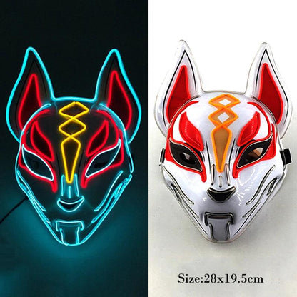 LED Luminous Fox Mask - Halloween Party Must-Have! - Dabfavshop