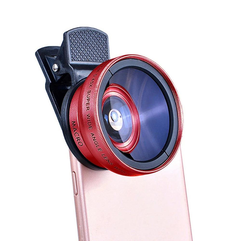 USLION 2 in 1 Phone Lens .45x Ultra Wide Angle - Dabfavshop