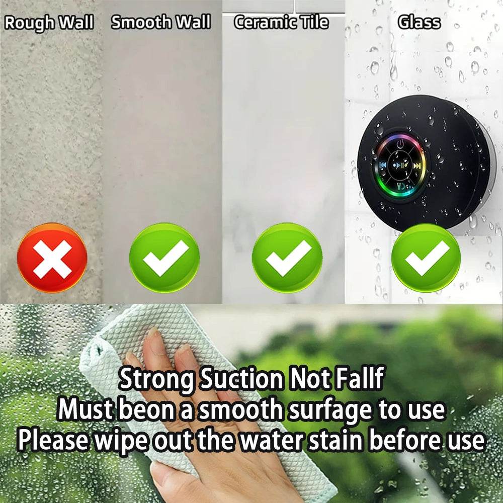 Portable Wireless Bluetooth Speaker LED Dabfavshop