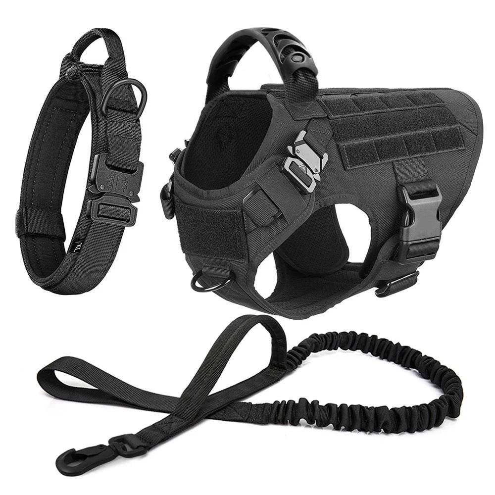 Dog Harness Collar Leash Set - Dabfavshop