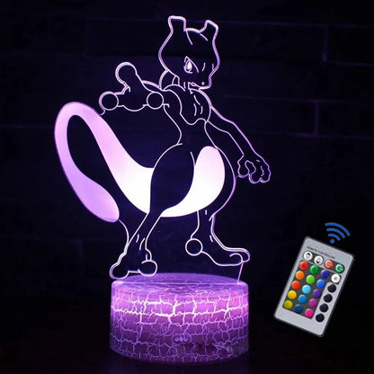 Pokémon 3D LED Base Color Changing Luminaria - Dabfavshop