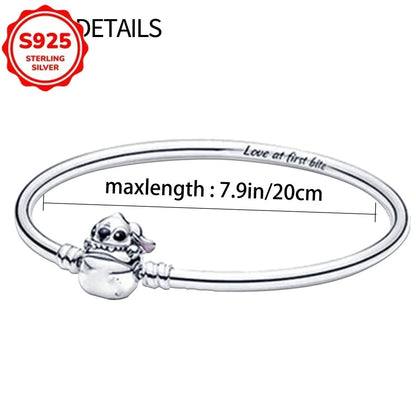 925 Silver Bracelets DIY Jewelry Gift Dabfavshop