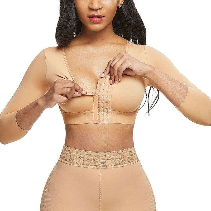 Women Arm Shapers Daily Body Shaper Long Sleeves Dabfavshop