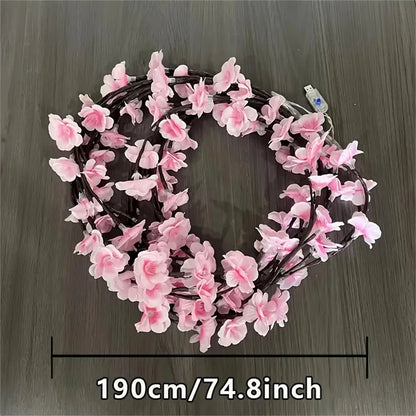 Cherry Blossom 96 Led USB Tree Branch Rattan Lights 8 Modes Colorful String Lamp Any Occasion Decoration Dabfavshop